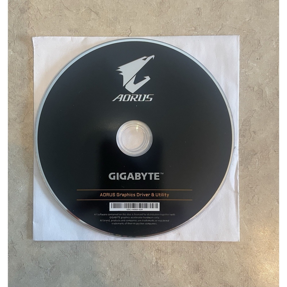 Gigabyte Aorus Graphics Driver & Utility CD
